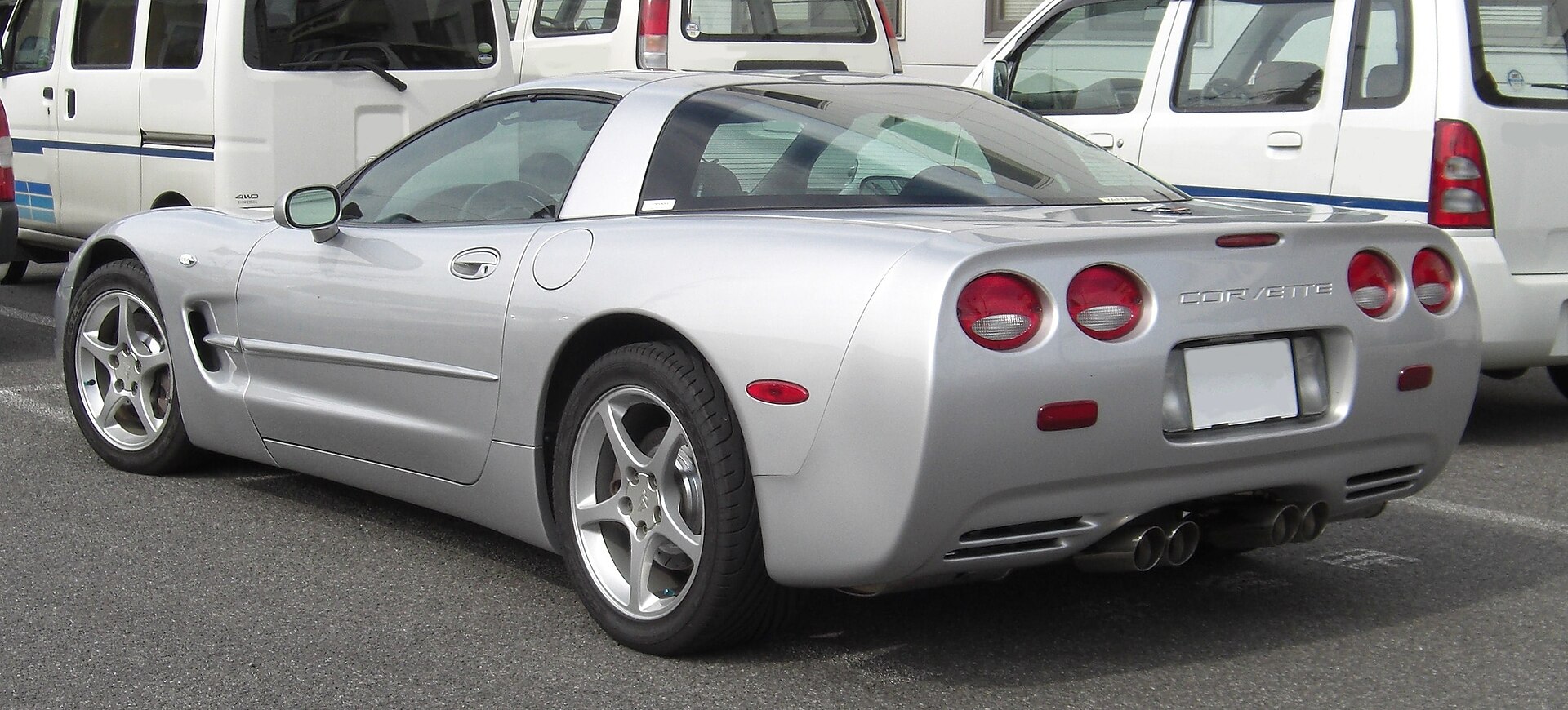 Chevrolet Corvette C5, rear view