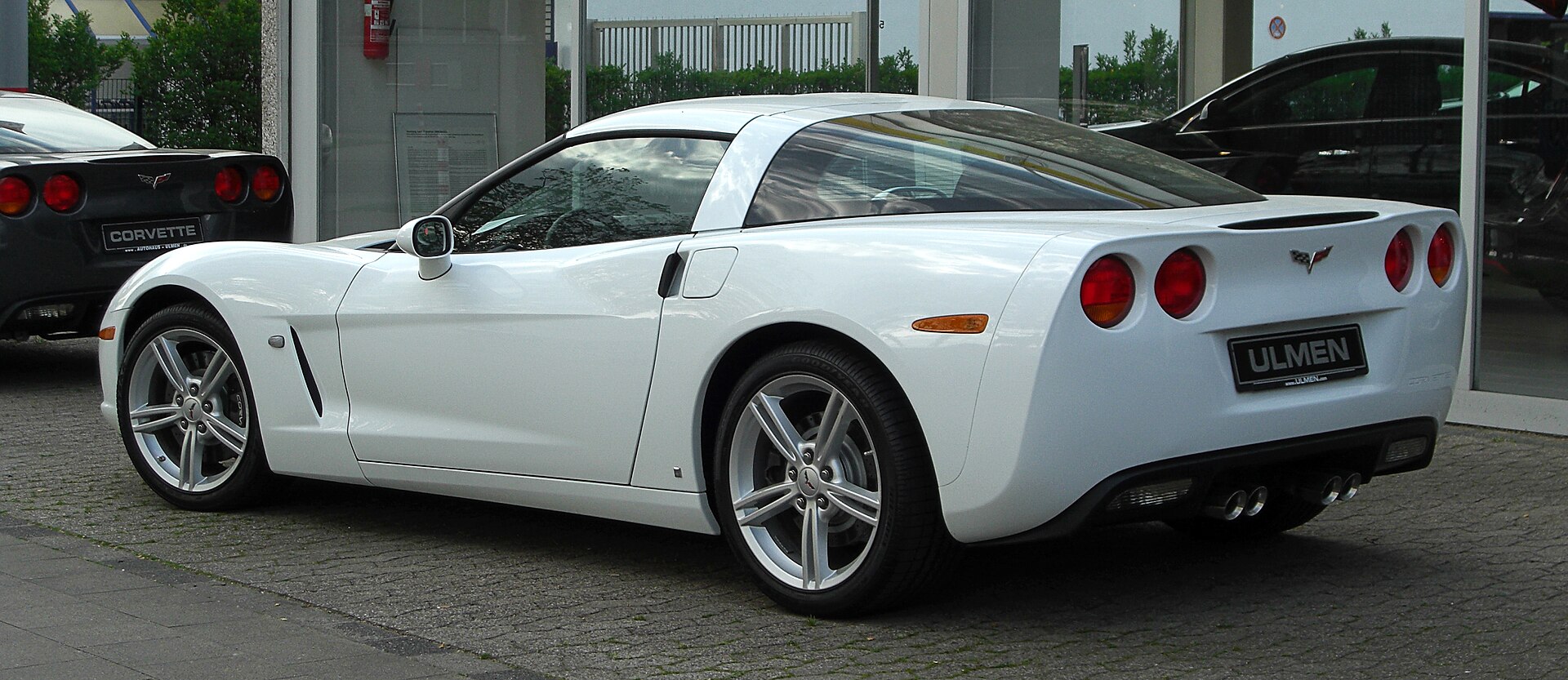 Chevrolet Corvette C6 coupé, rear view