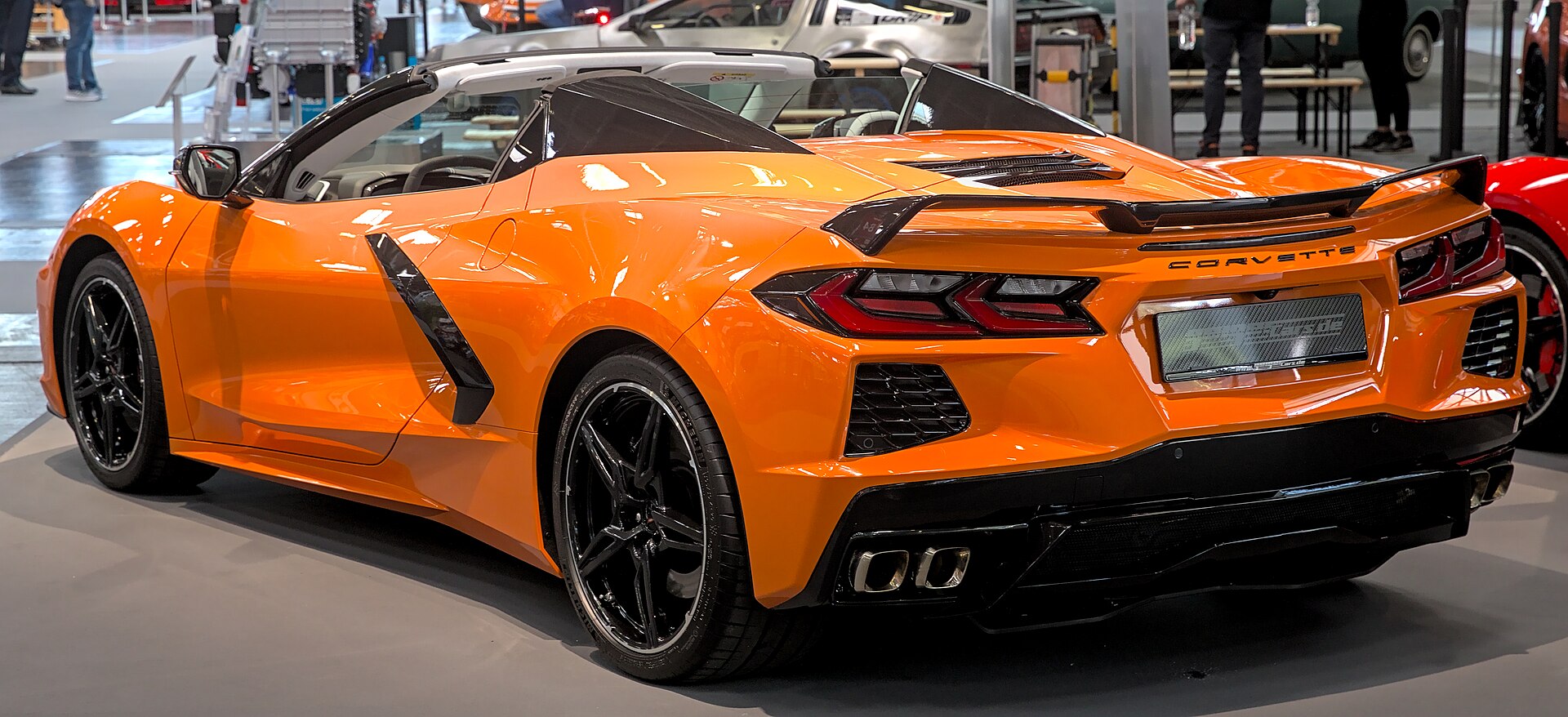 Two Chevrolet Corvette C8 convertibles