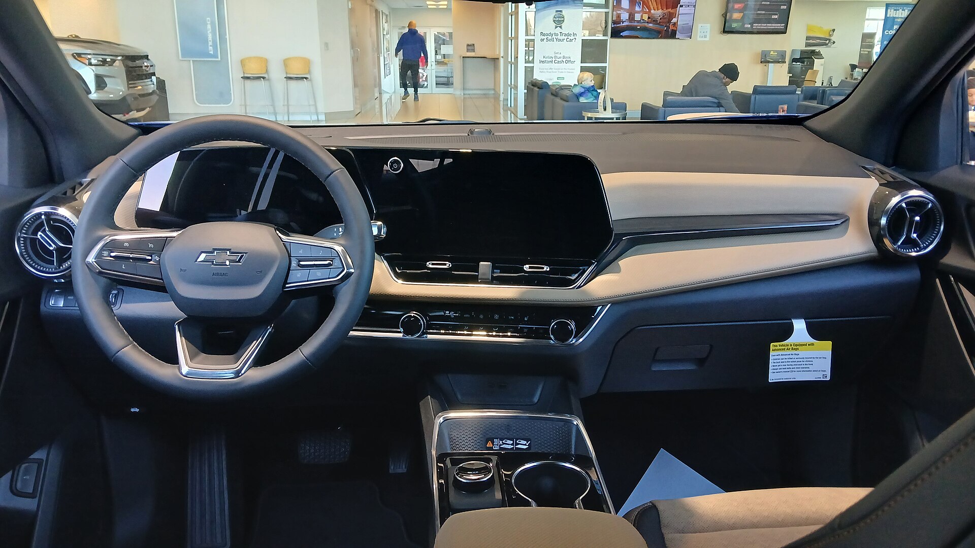 Interior of the fourth-generation Chevrolet Equinox