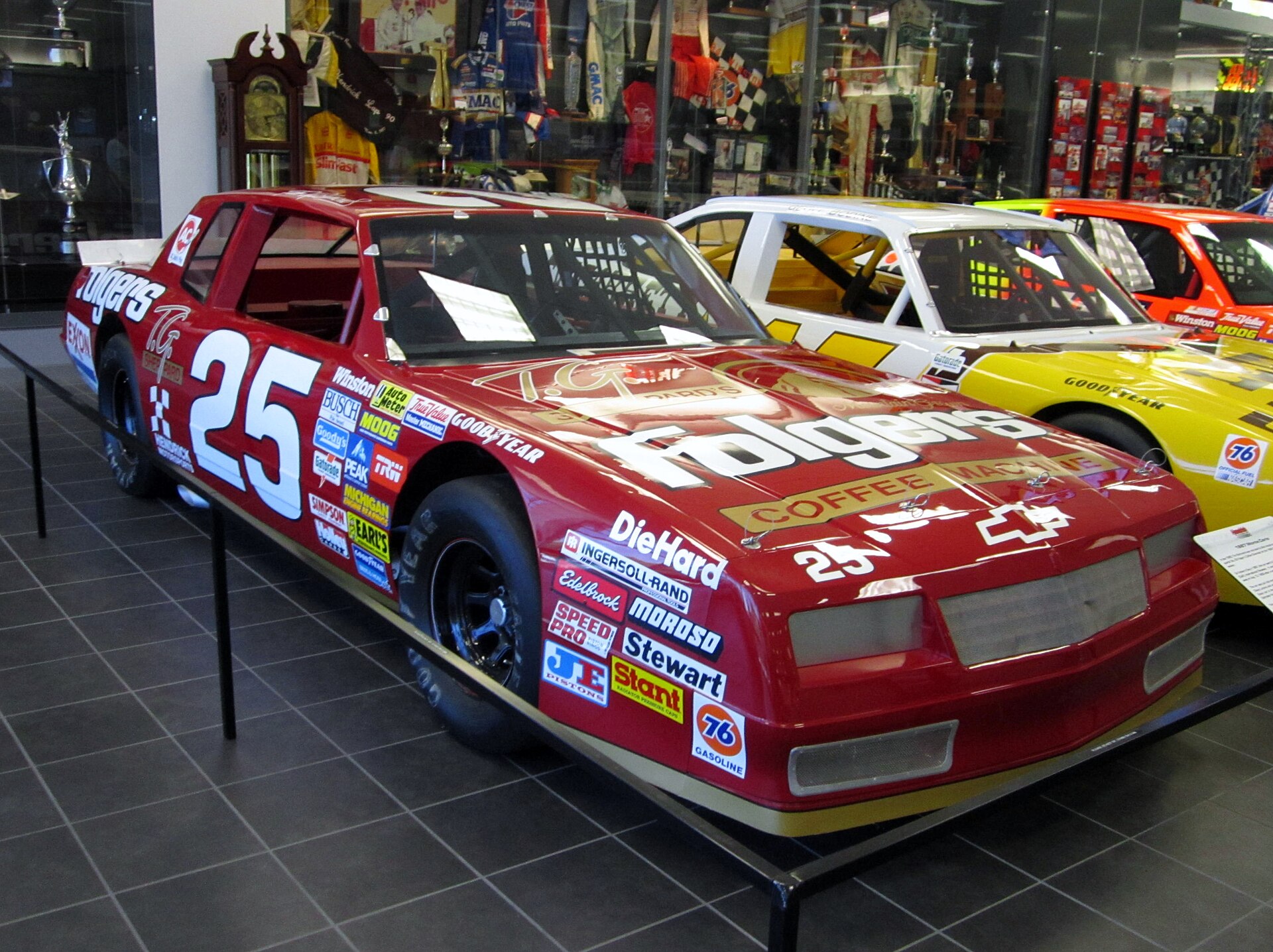 NASCAR Chevrolet Monte Carlo on display