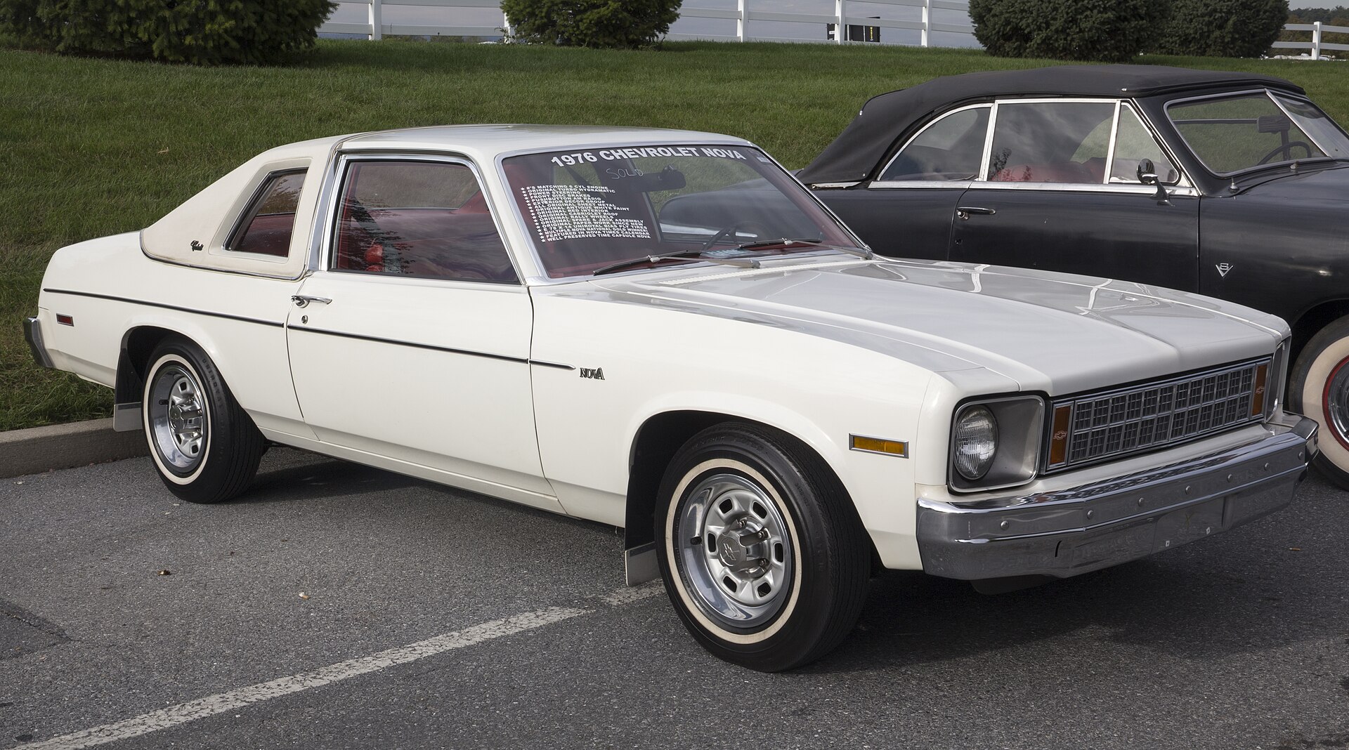 1976 Chevrolet Nova two-door coupe with vinyl roof