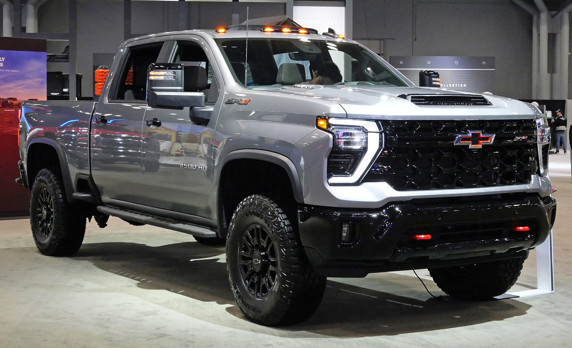Chevrolet Silverado 2500 HD ZR2 off-road pickup, front view