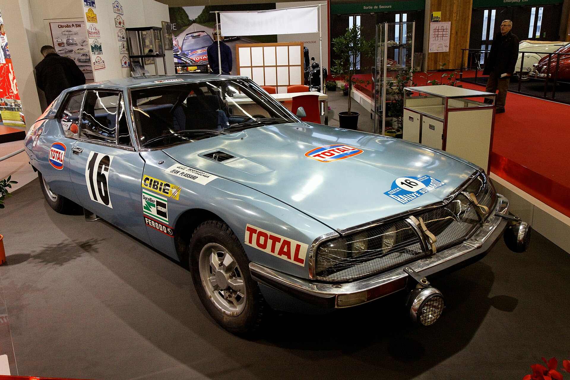 Citroën SM rally car of the 1971 Rallye du Maroc