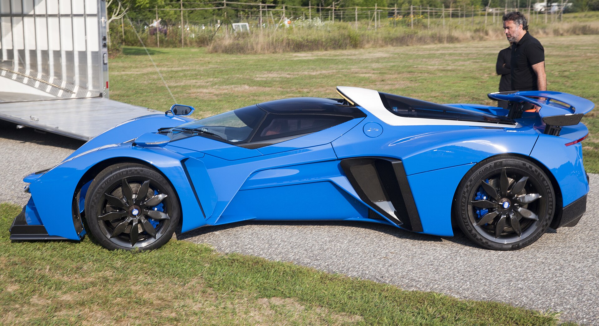 Delage D12 hypercar, side view