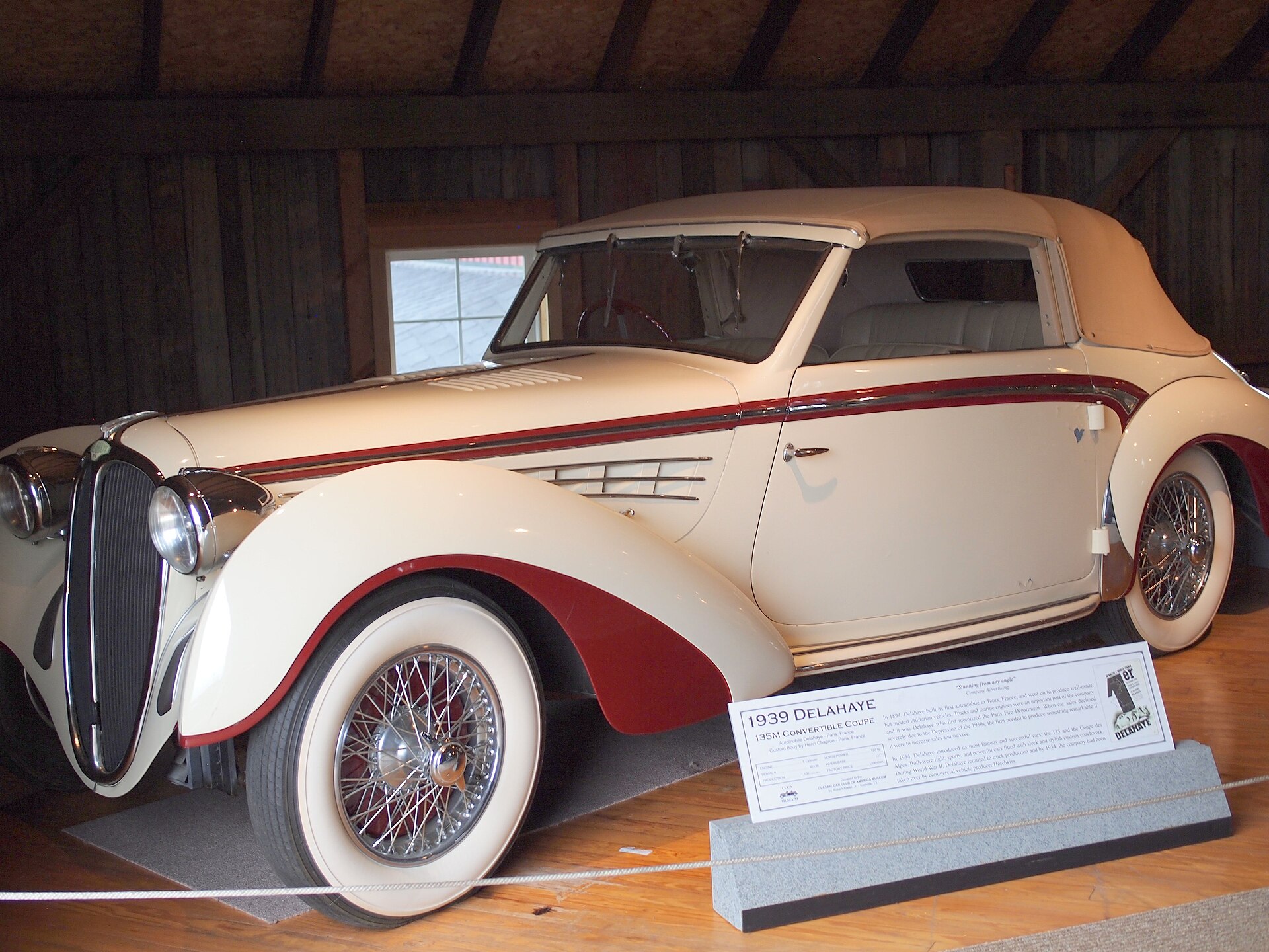 Delahaye 135 M convertible coupé