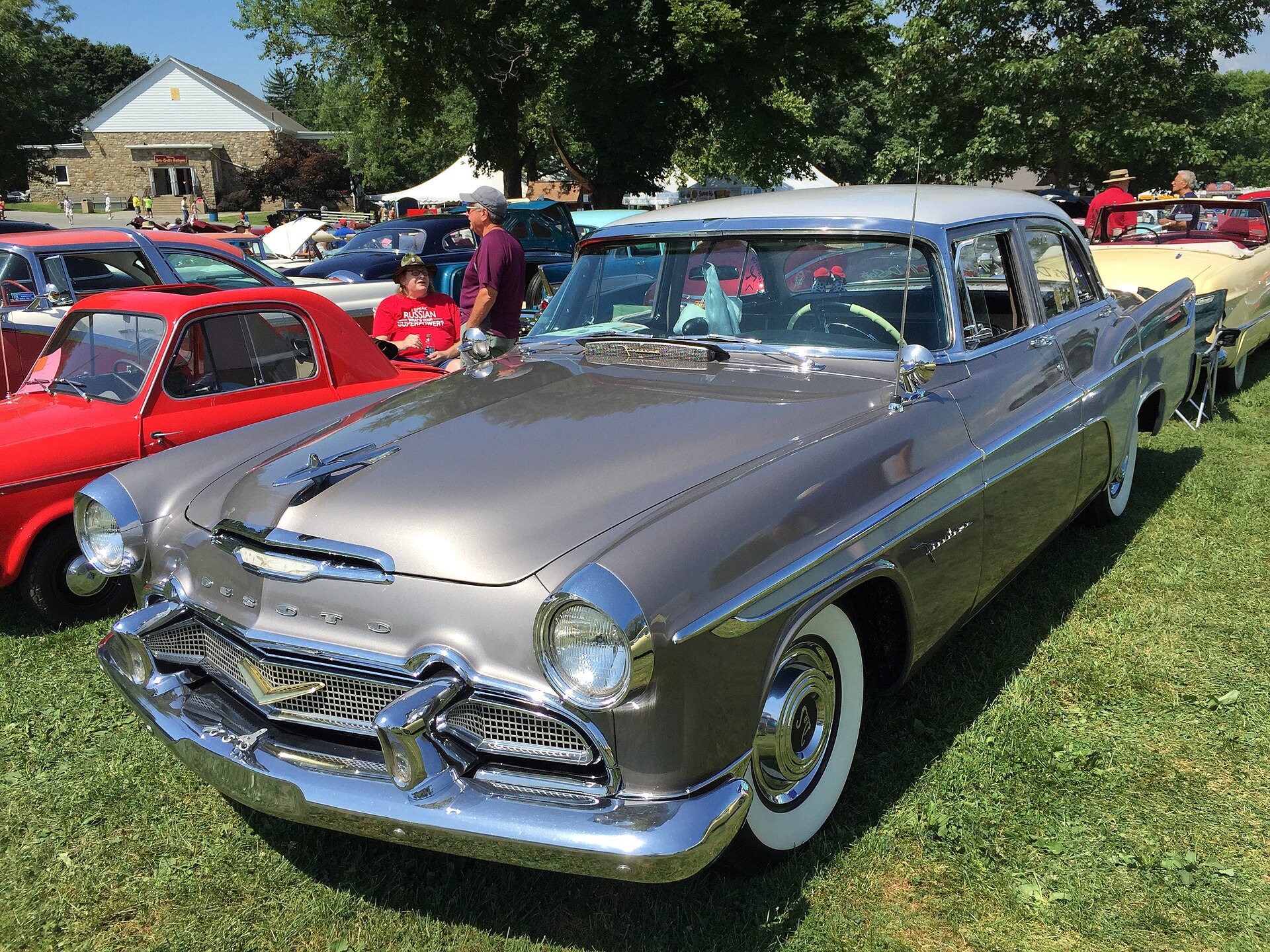 1956 DeSoto Firedome sedan, side view