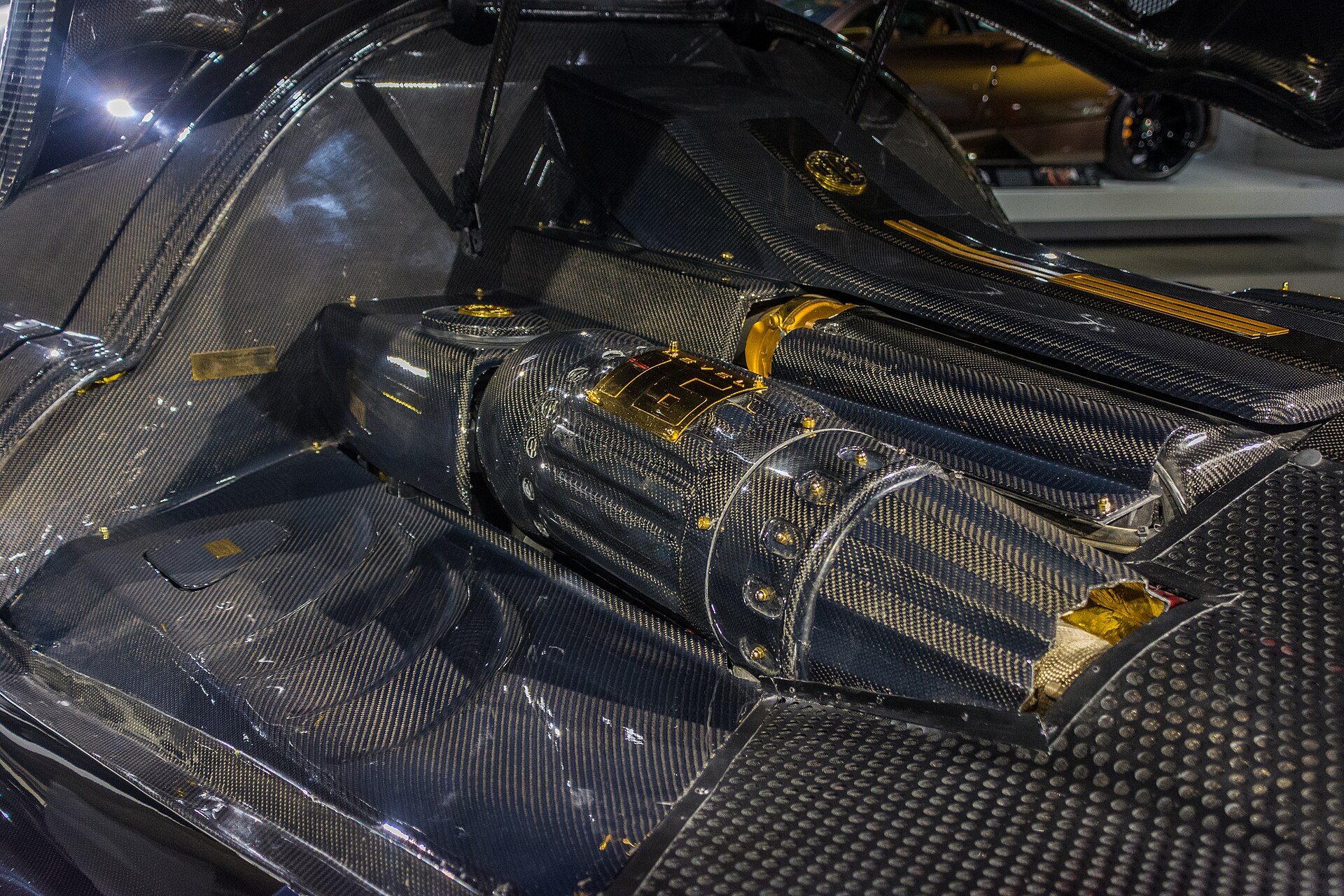 Devel Sixteen hypercar on display