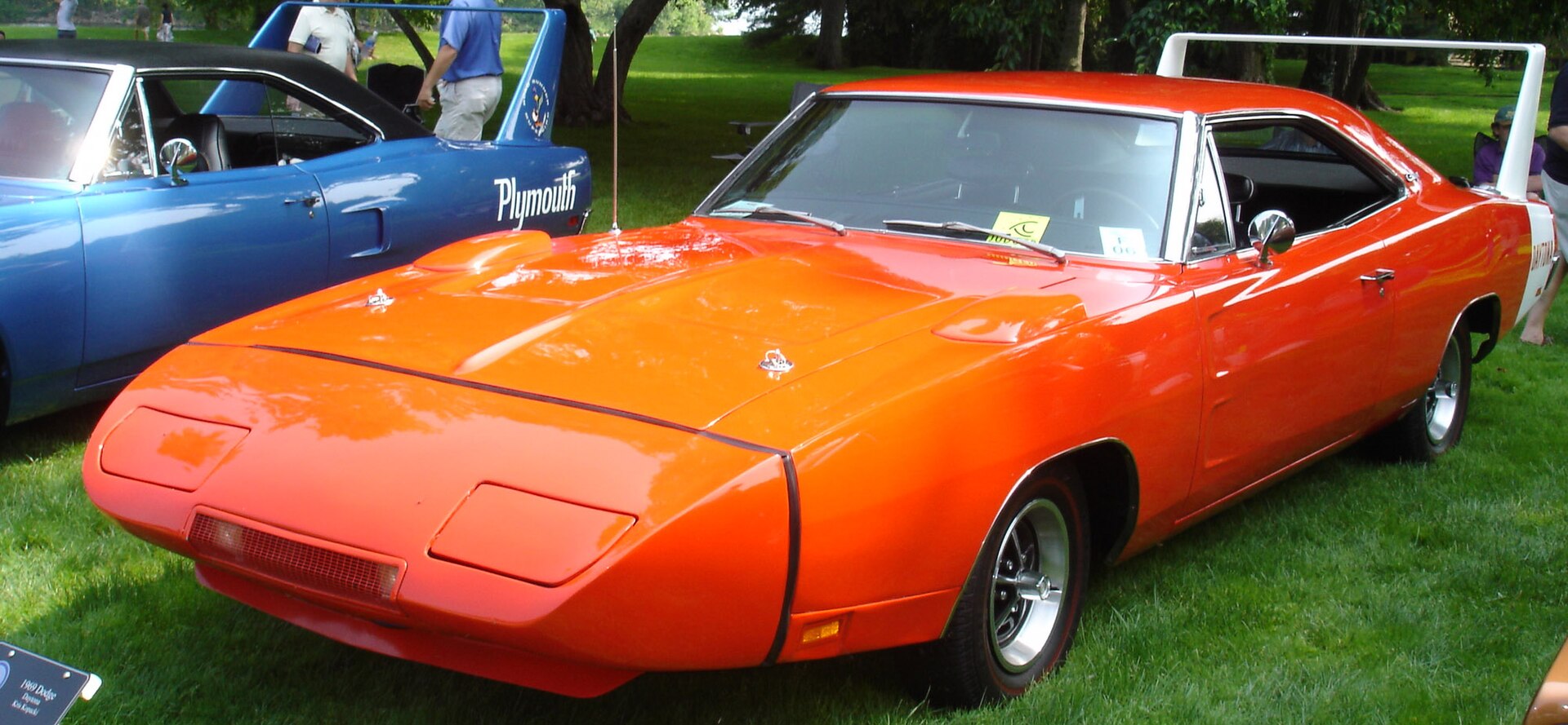 Dodge Charger Daytona aero car, side view