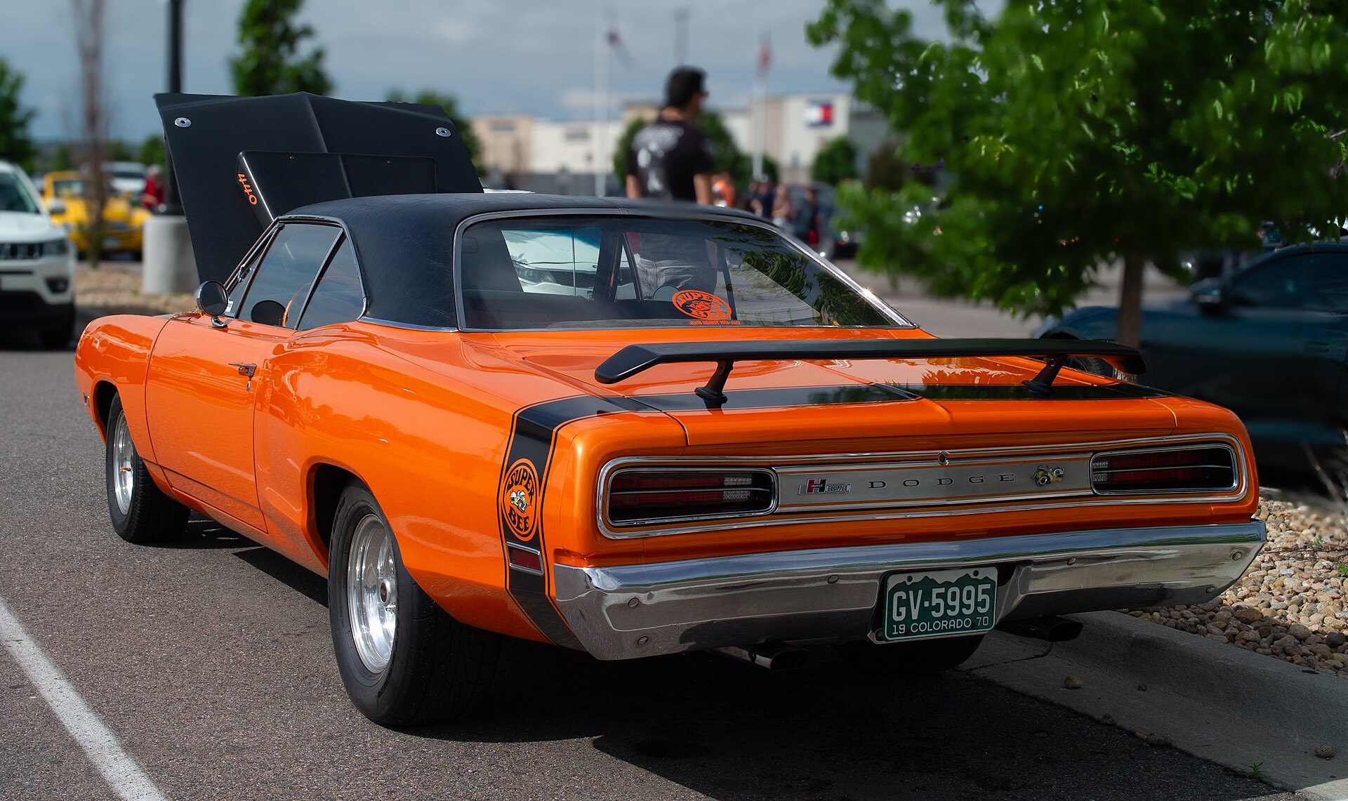 Orange Dodge Super Bee of 1970