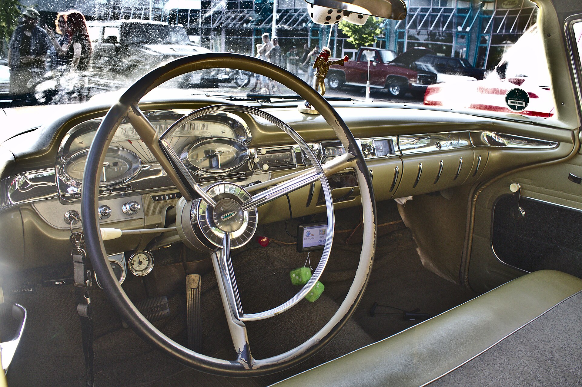 Interior and instrument panel of a 1959 Edsel Corsair