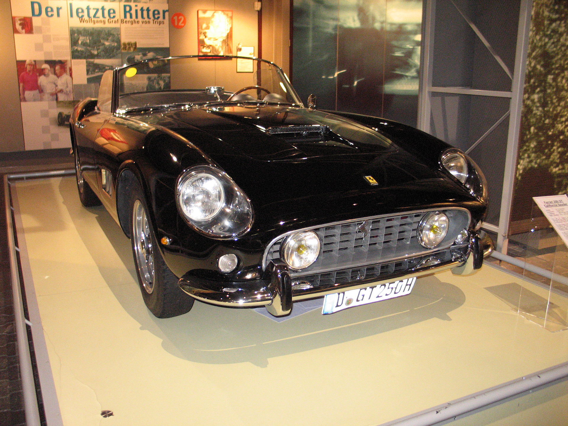 Black Ferrari 250 GT California Spyder