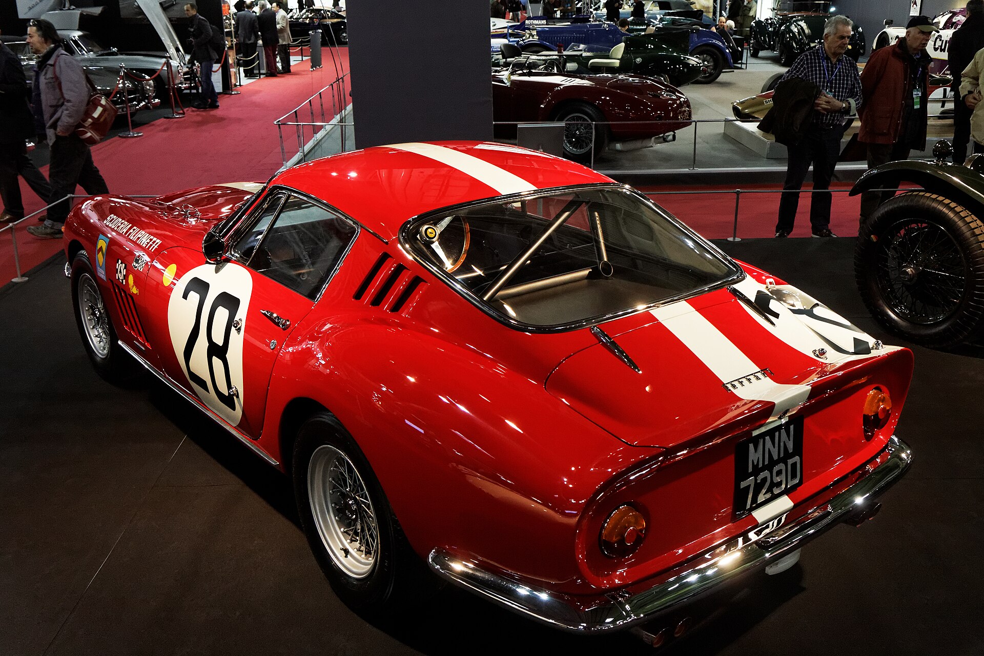 Ferrari 275 GTB/C competition car on display