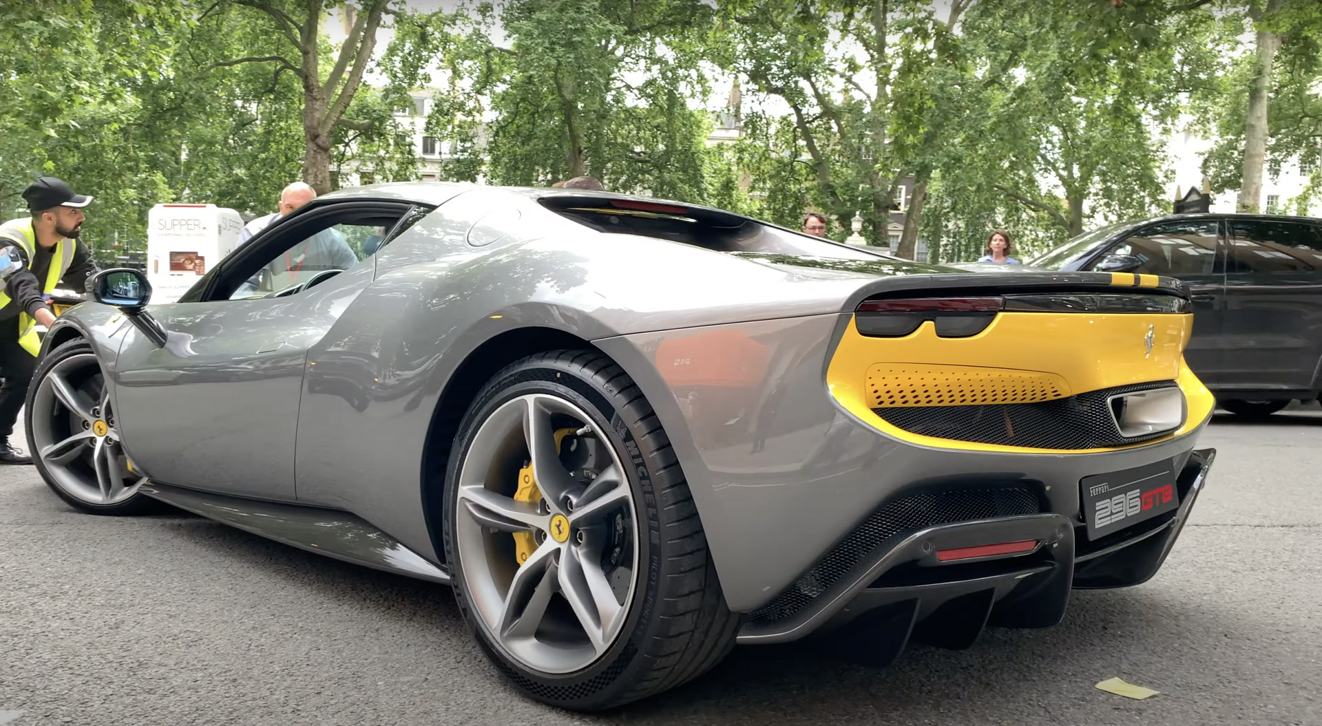 Ferrari 296 GTB Assetto Fiorano, rear view