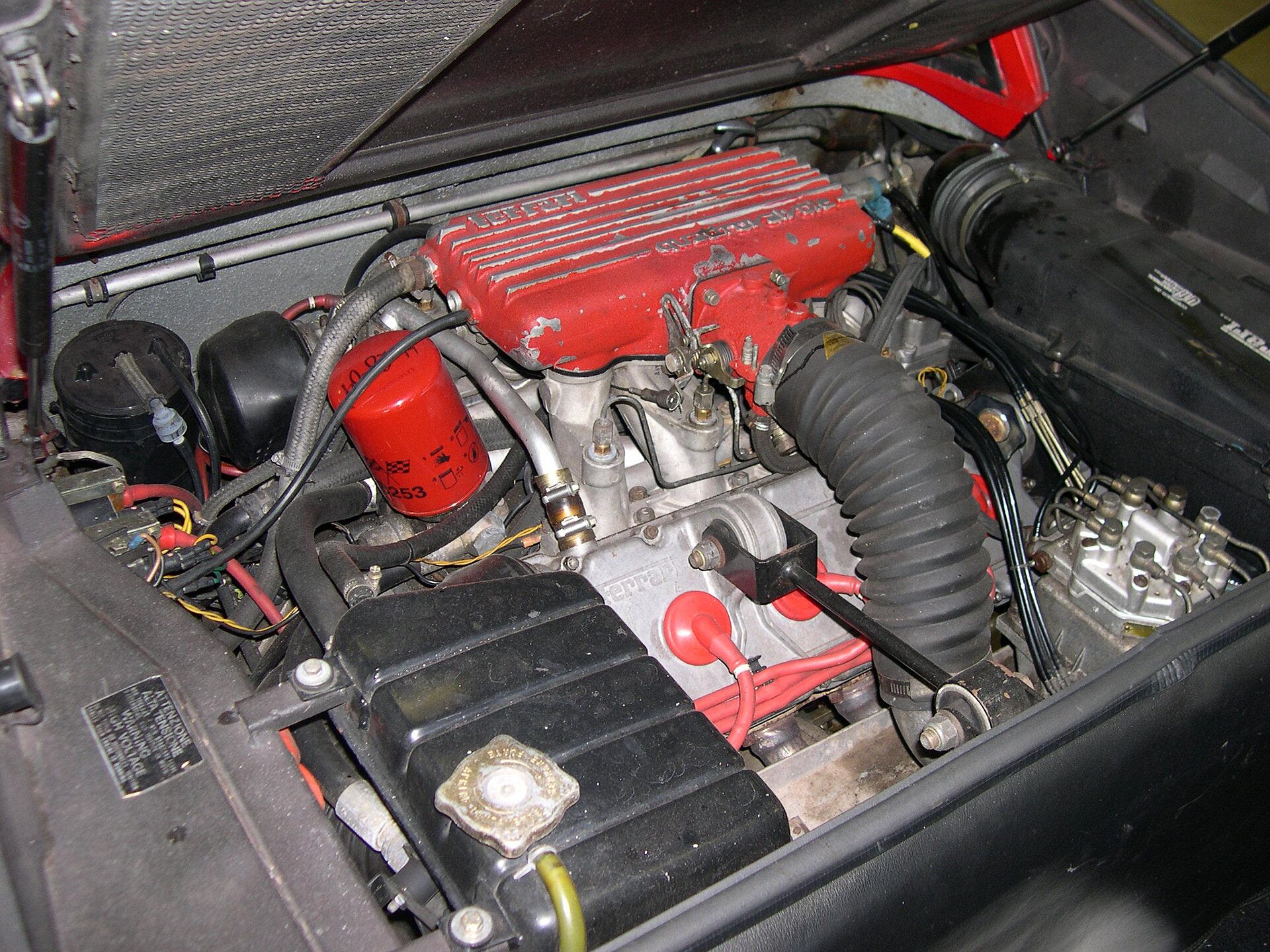 Ferrari 308 GTB Quattrovalvole V8 engine