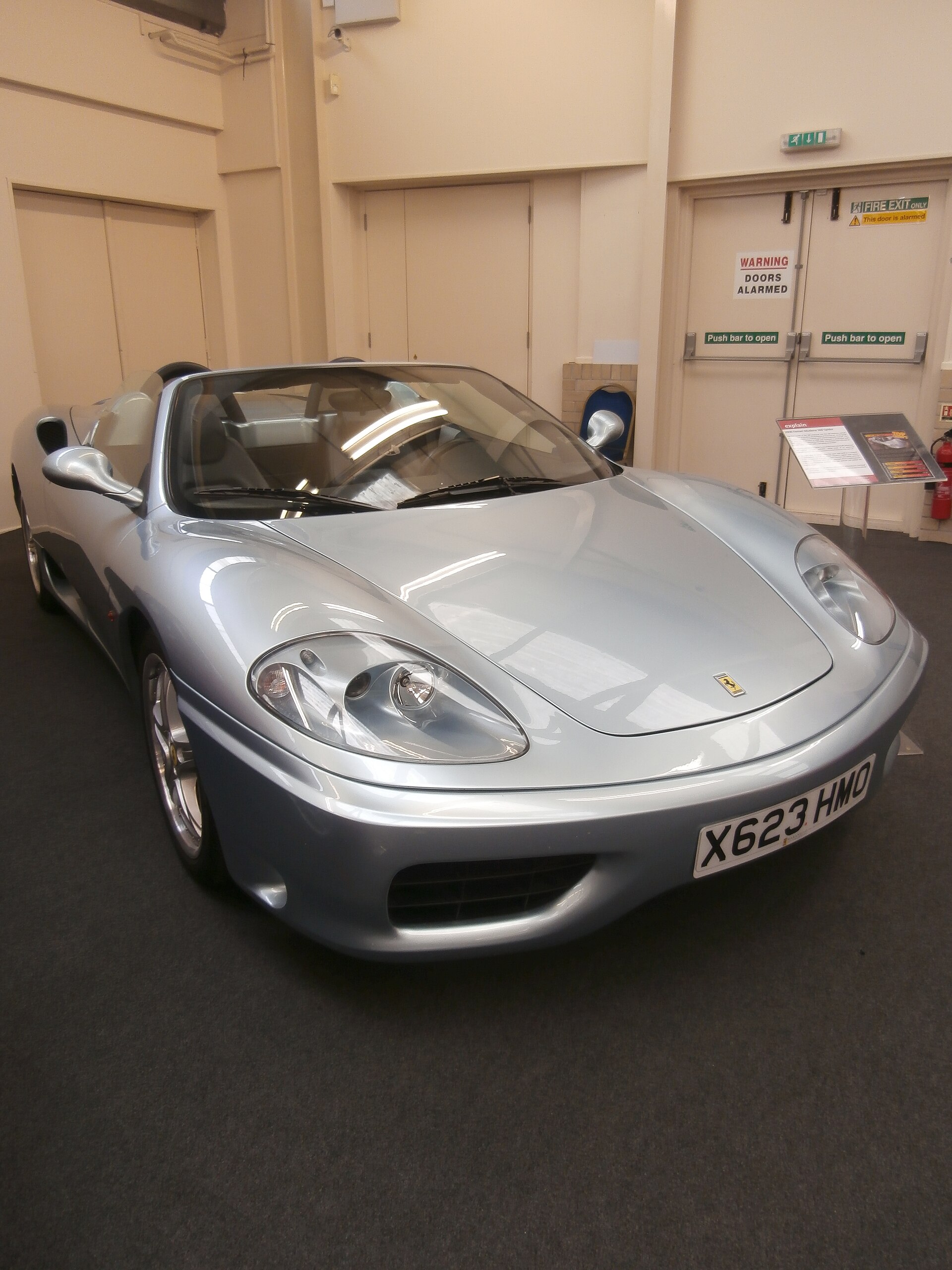 2000 Ferrari 360 Modena parked