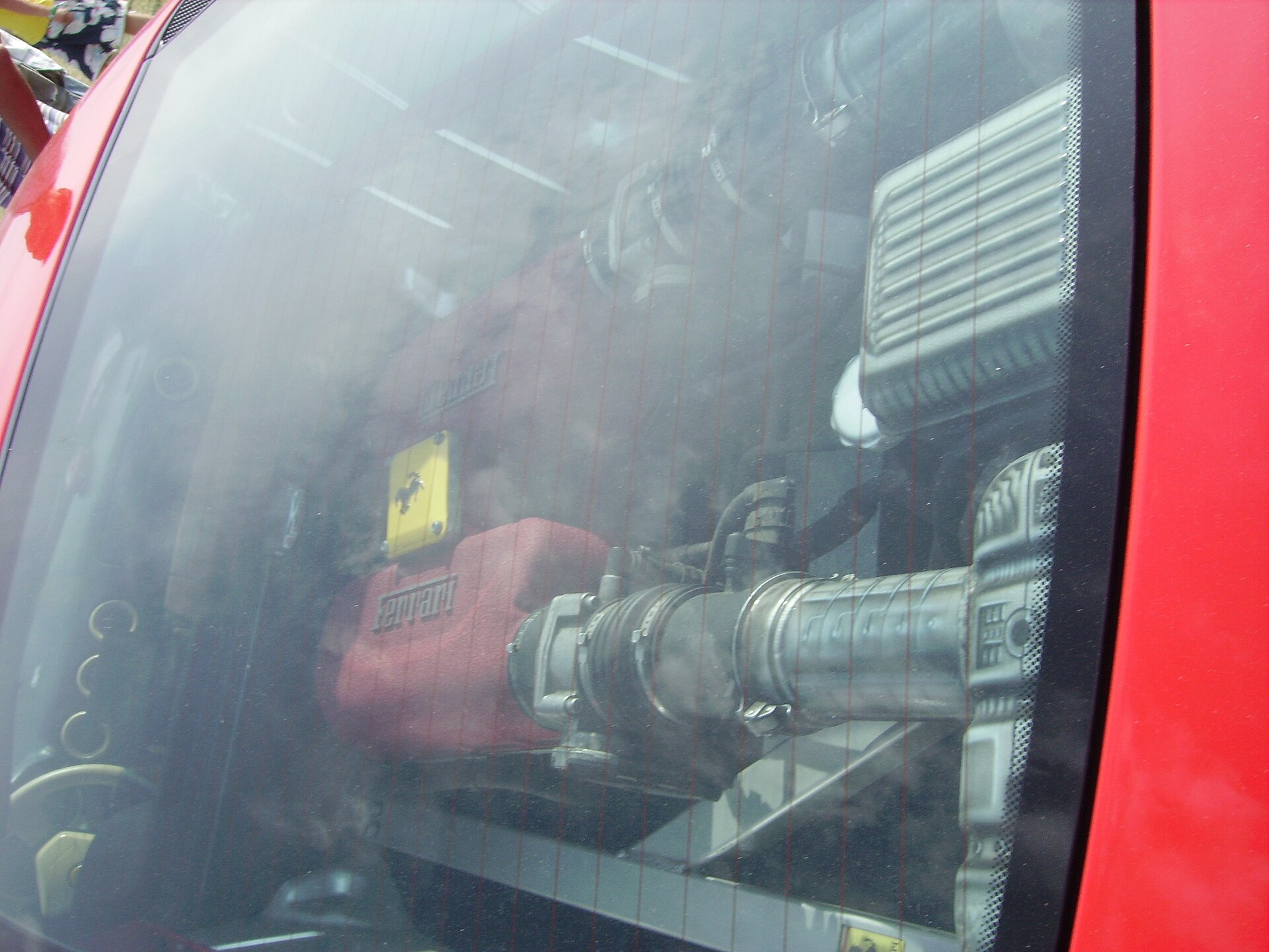 Ferrari 360 V8 engine bay