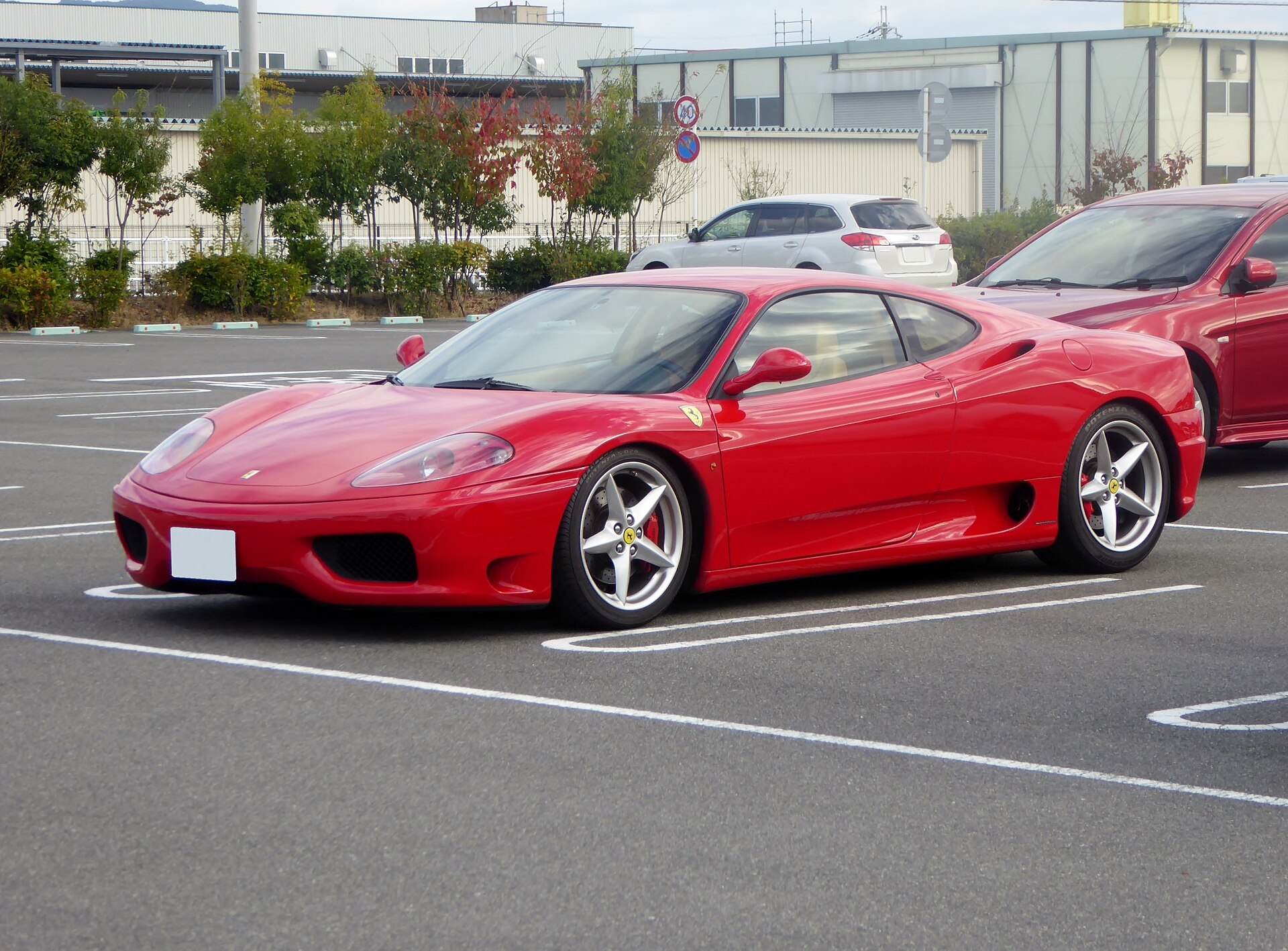 Ferrari 360 Modena front view with twin intakes