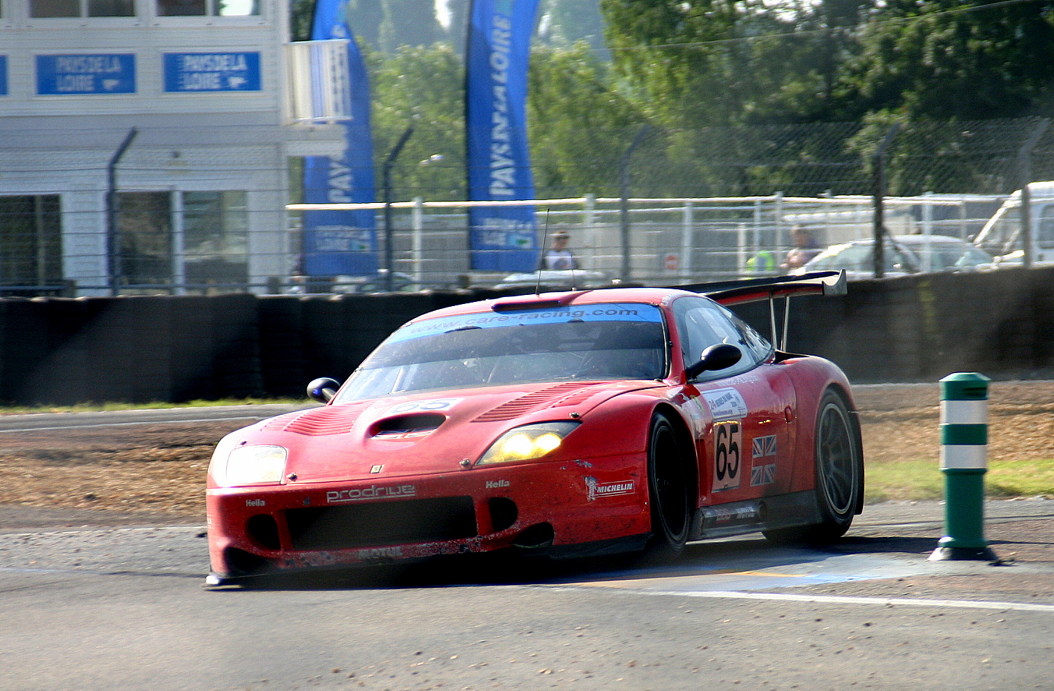 Ferrari 550 GTS race car at Le Mans 2004