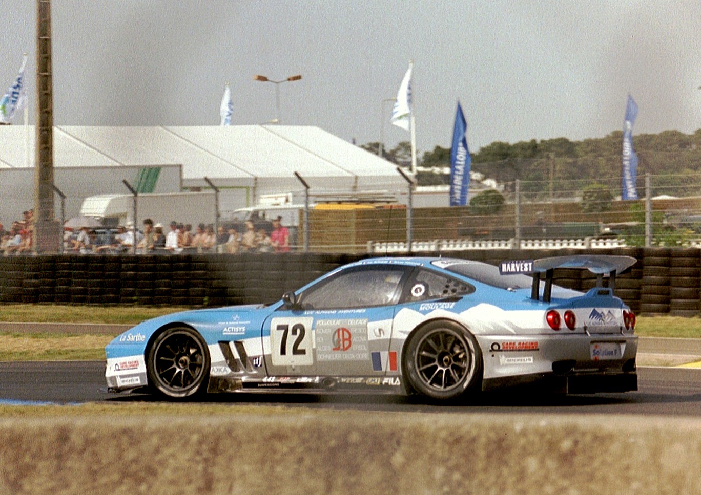 Ferrari 550 race car at Le Mans 2003