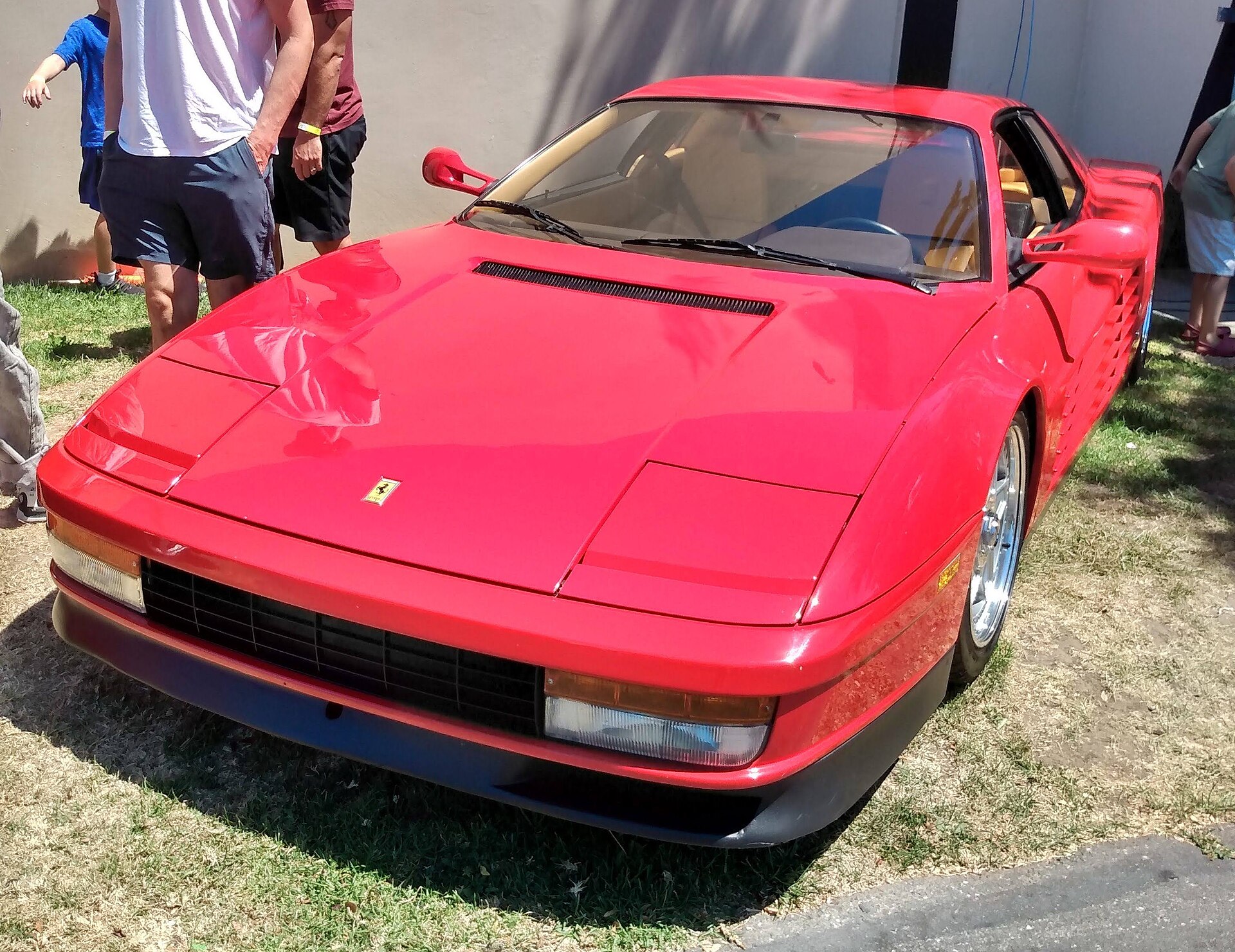 Red 1985 Ferrari Testarossa