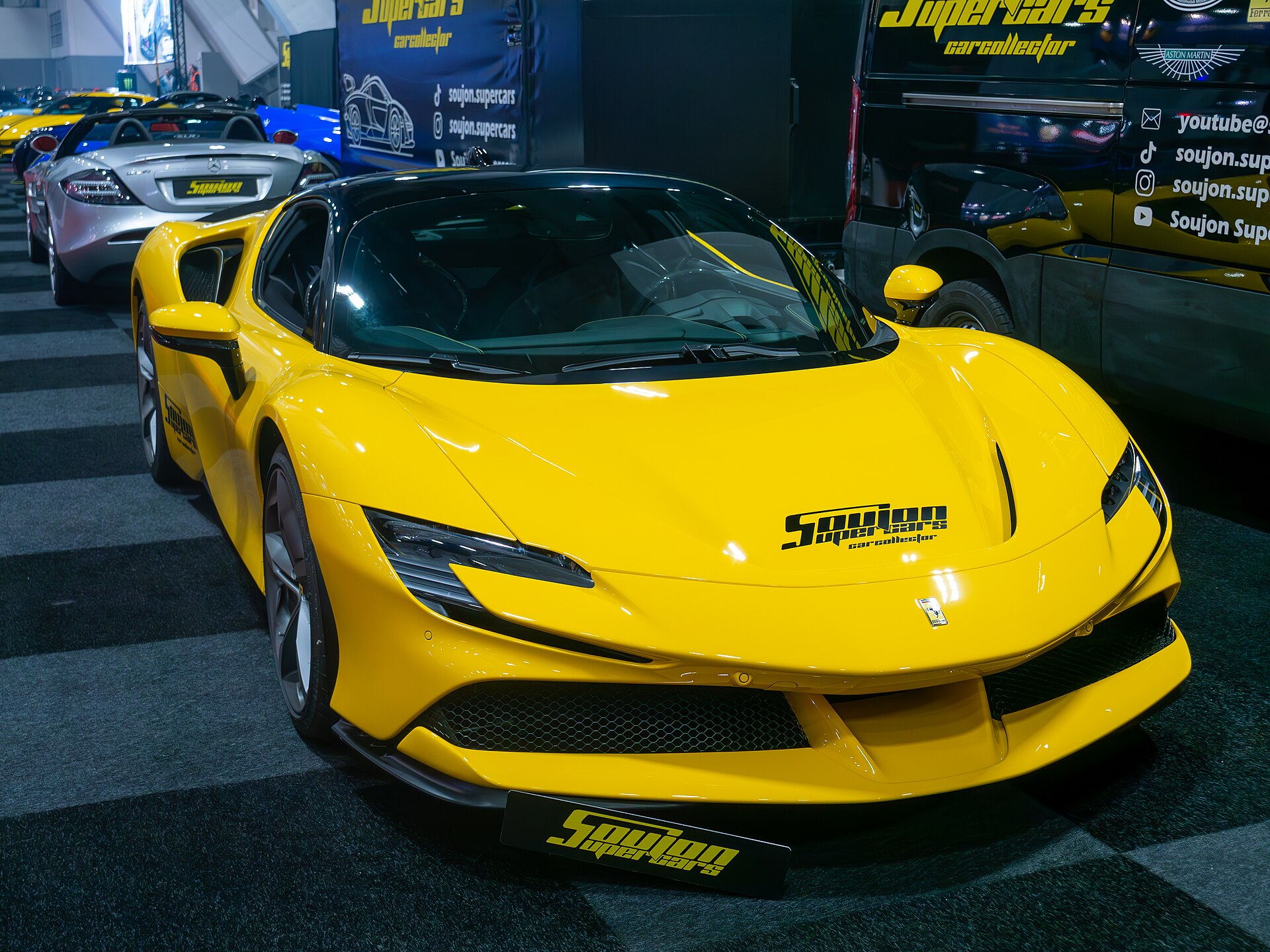 Ferrari SF90 Stradale at the Brussels motor show