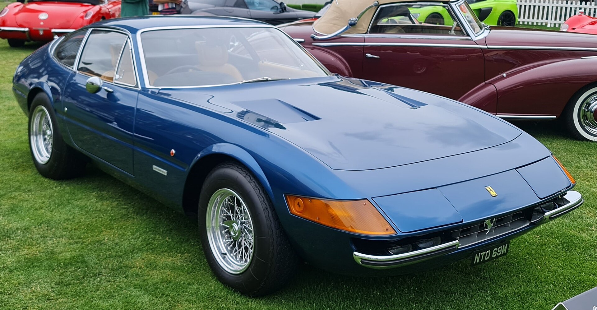 Blue 1973 Ferrari 365 GTB/4 Daytona