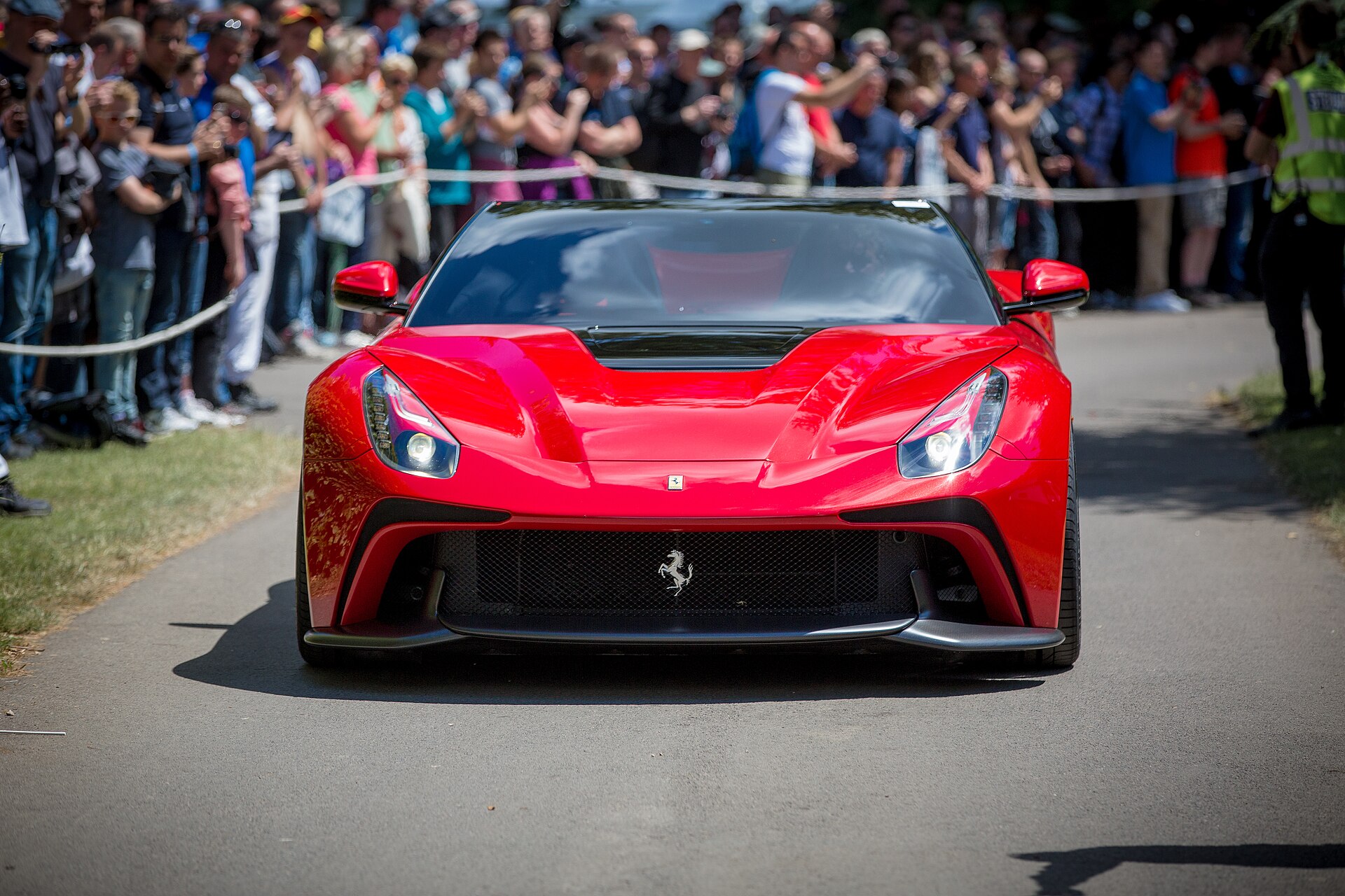 Ferrari F12 TRS open two-seater at Goodwood