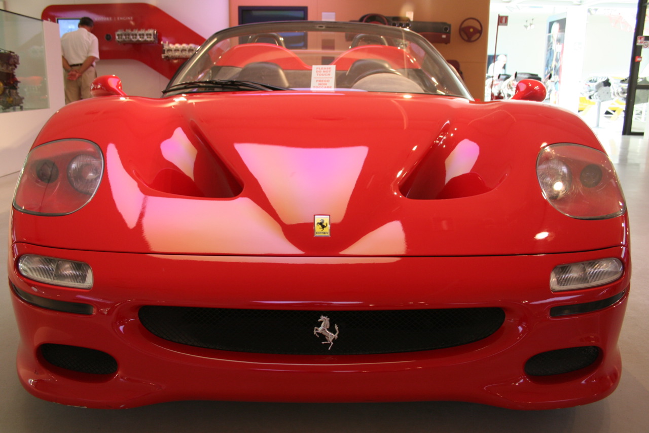Ferrari F50 with roof panel removed