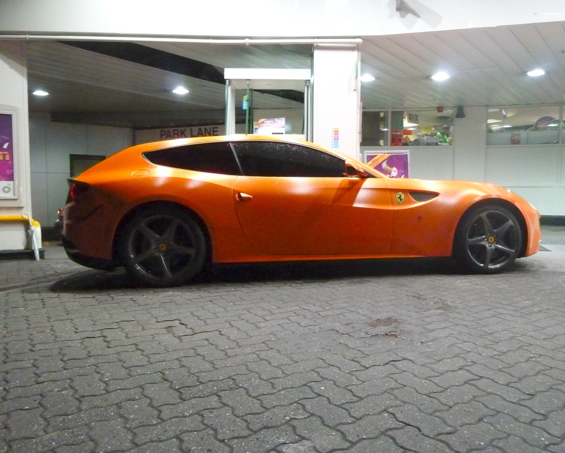 Orange Ferrari FF