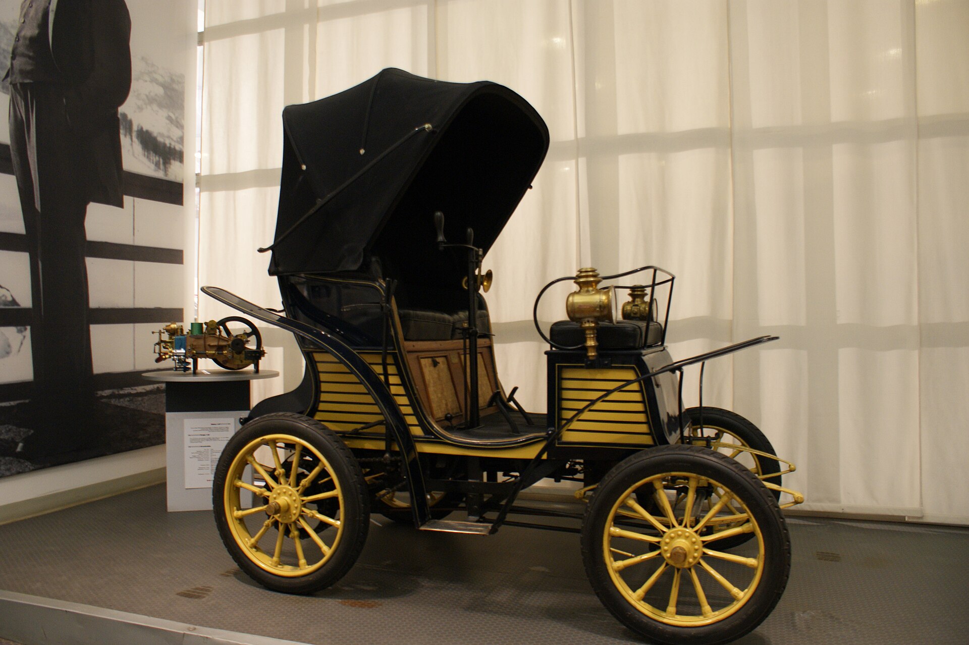 Fiat 3½ HP displayed at the Centro Storico Fiat
