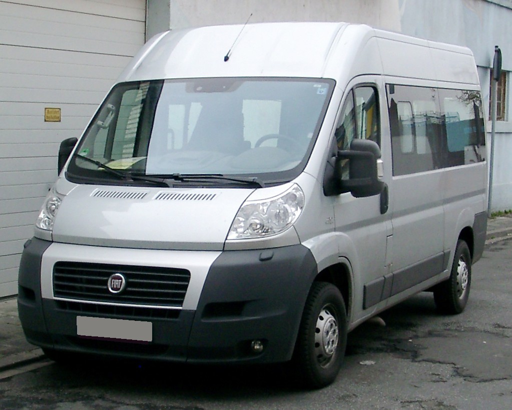 Third-generation Fiat Ducato, front view
