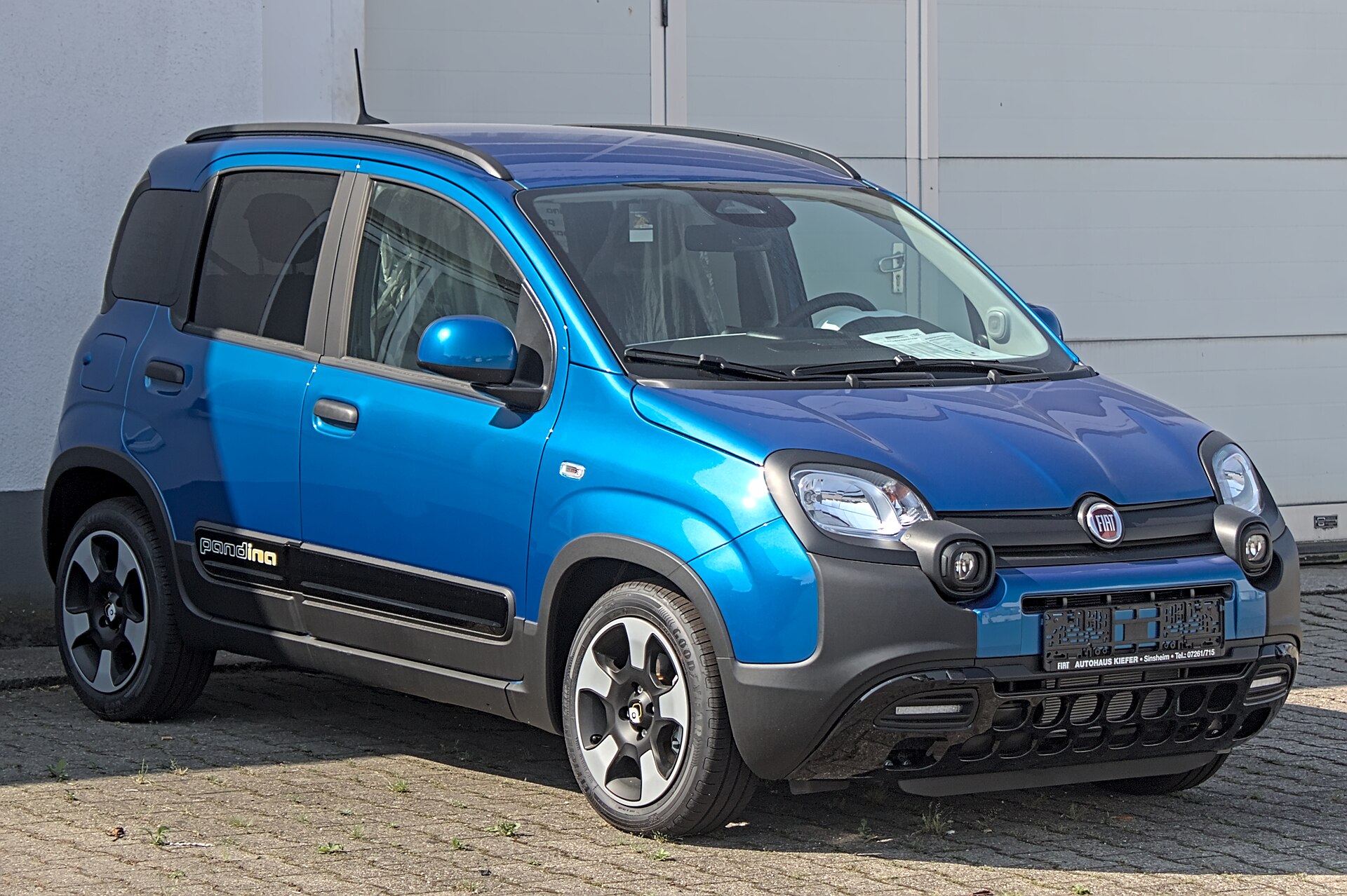 Fiat Pandina city car, exterior view