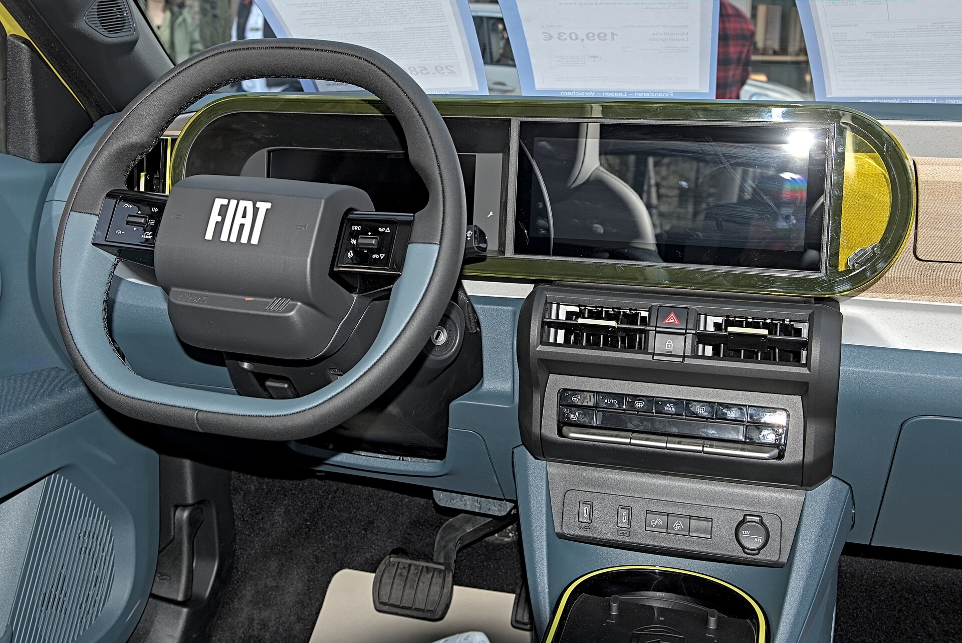 Fiat Grande Panda Electric on display
