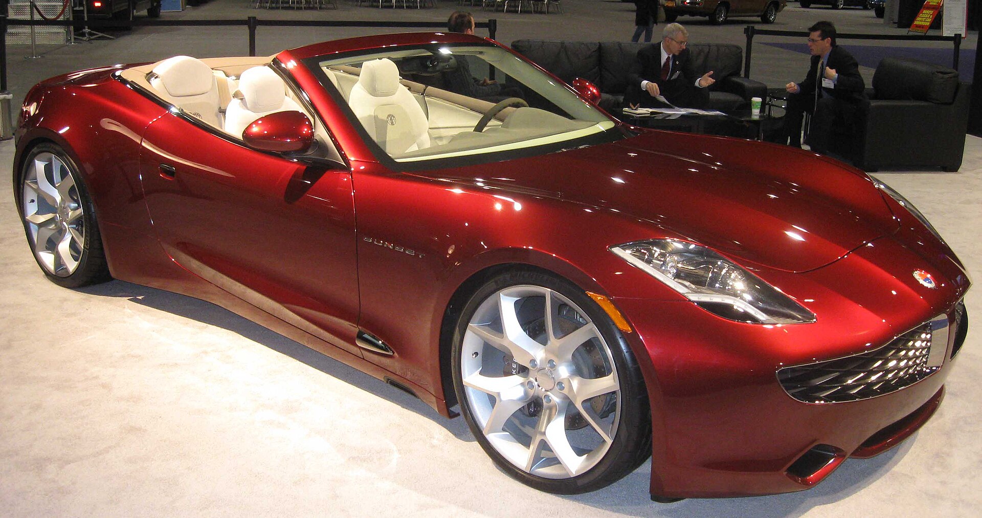 Fisker Sunset convertible concept car