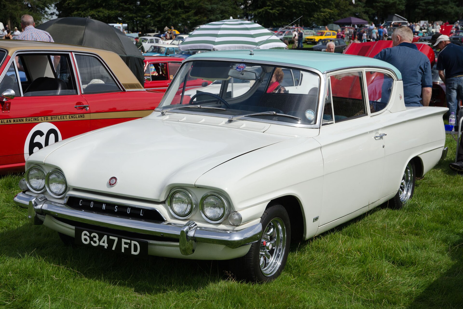 Two-door Ford Consul Classic 1500 of 1962