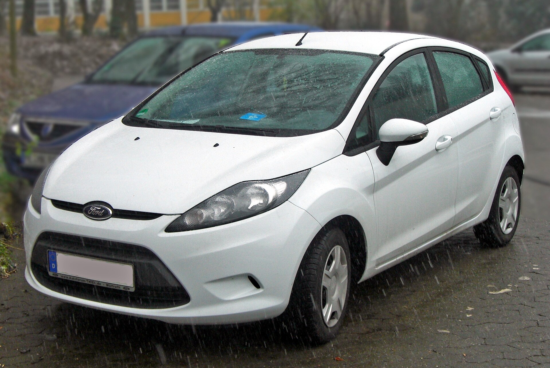 Ford Fiesta Mk6 hatchback, front view