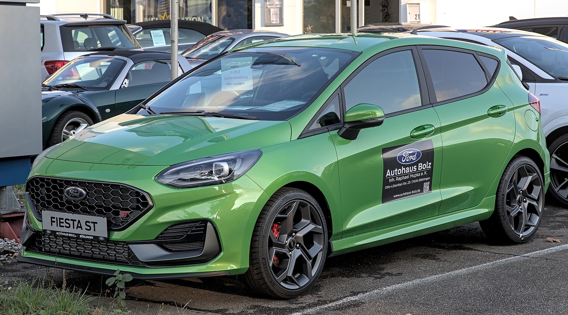 Ford Fiesta ST after the 2022 facelift