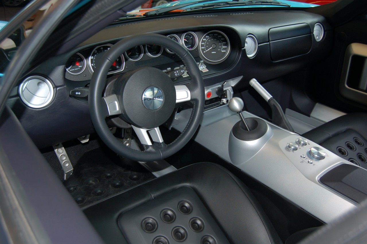 Interior of the first-generation Ford GT