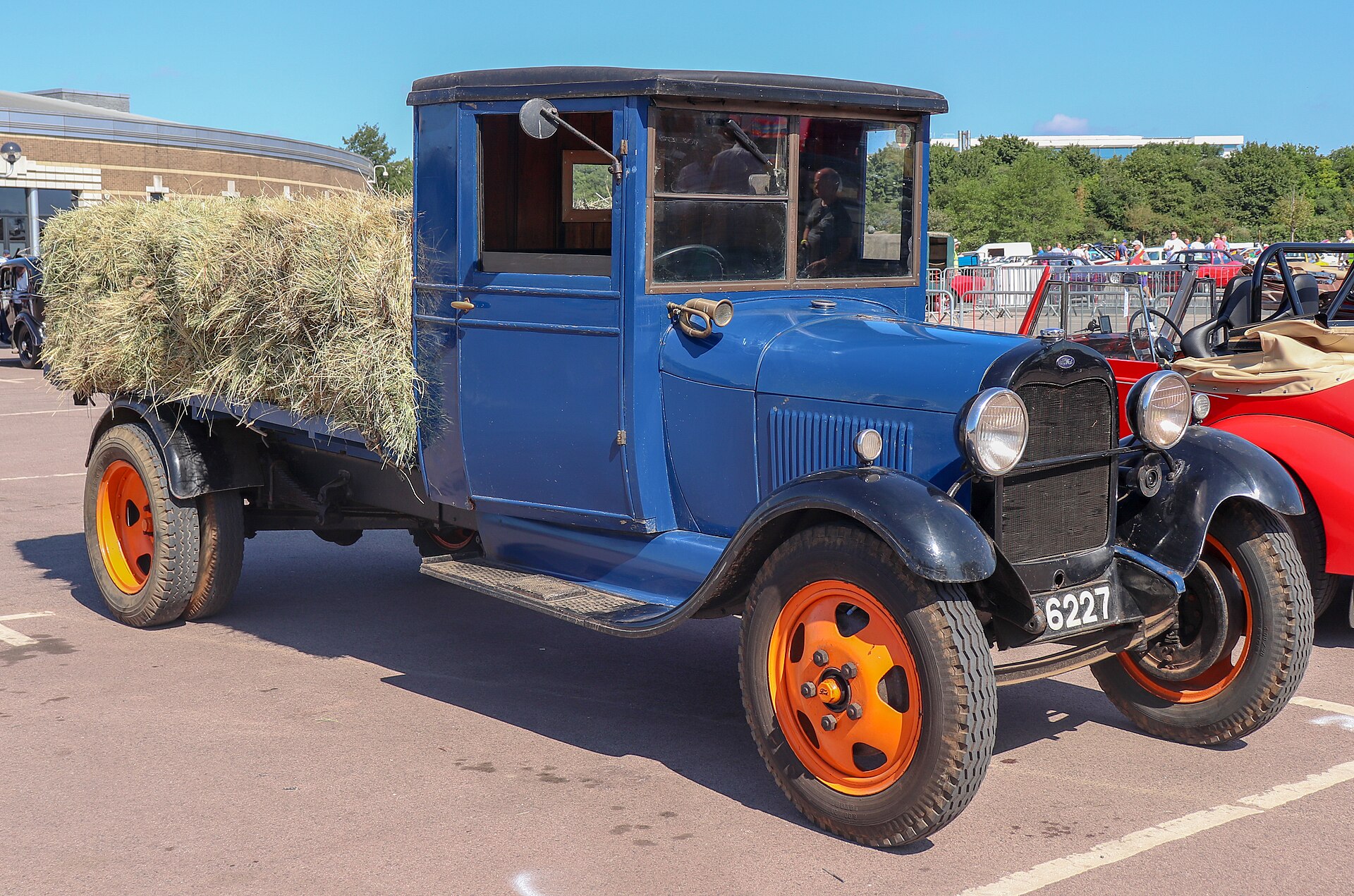 Front view of a 1930 Ford Model AA truck
