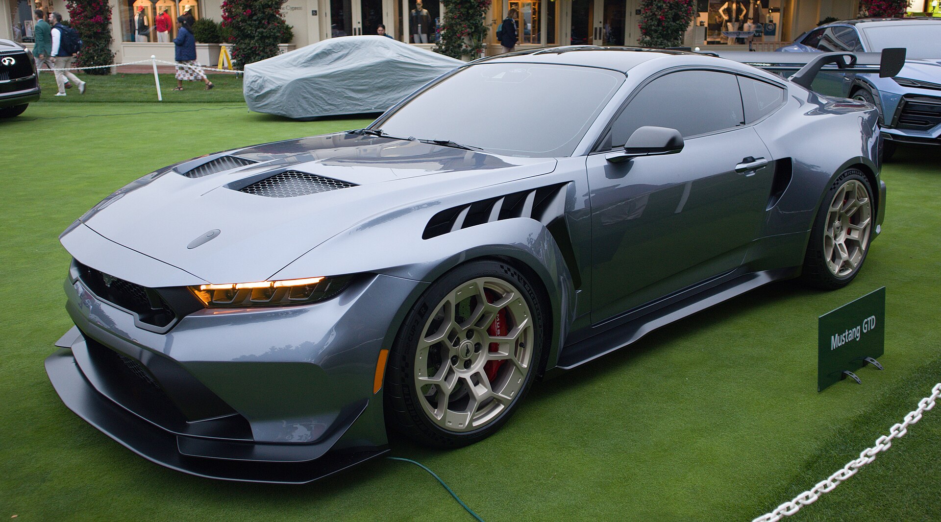 Ford Mustang GTD on display at Pebble Beach