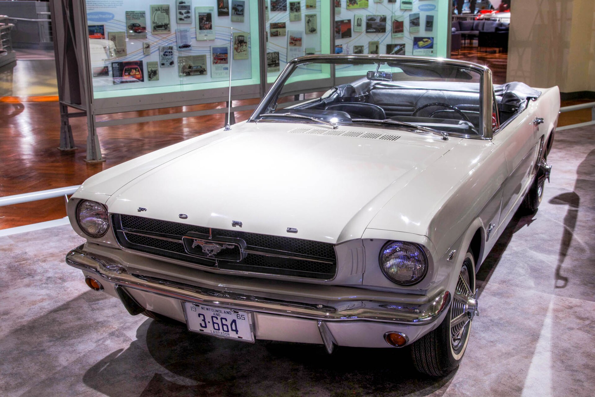 The first serial-production Ford Mustang