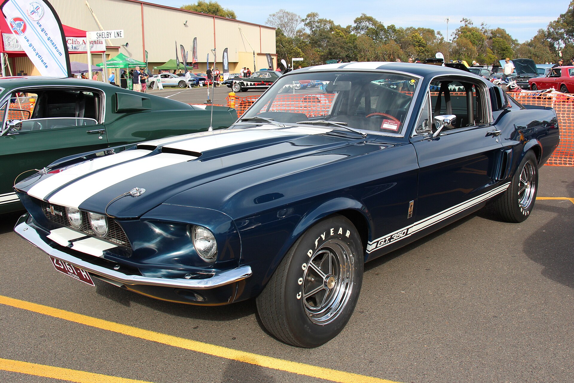1967 Shelby GT350 fastback, front three-quarter view