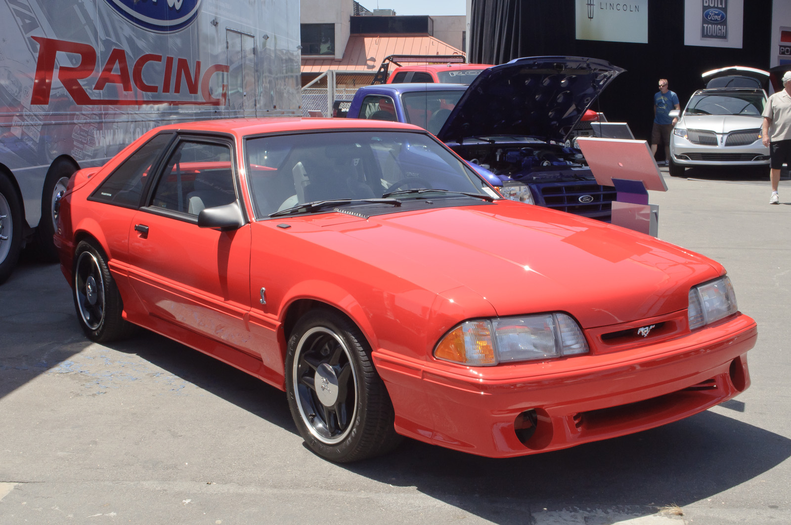 Red 1993 Ford SVT Mustang Cobra R