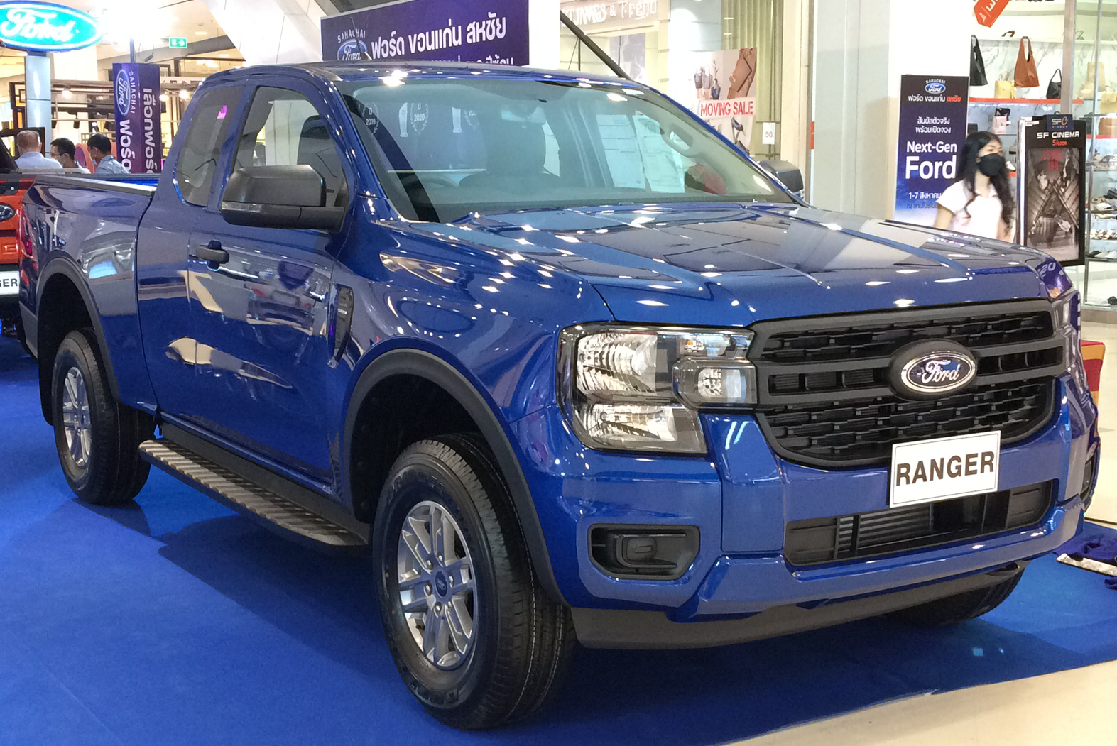 Ford Ranger XL+ Open Cab Hi-Rider pickup, side view