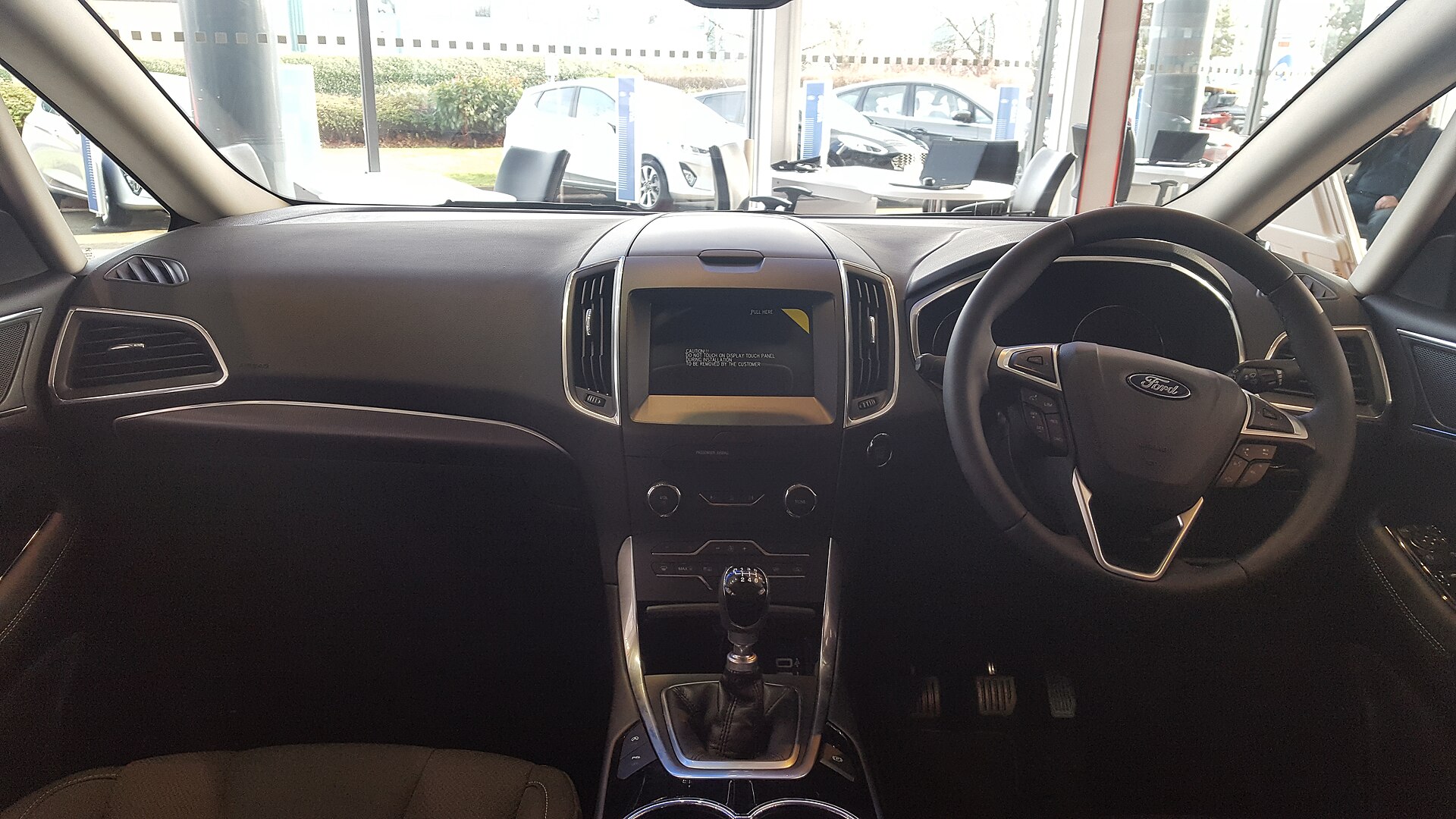 Interior and dashboard of a second-generation Ford S-Max