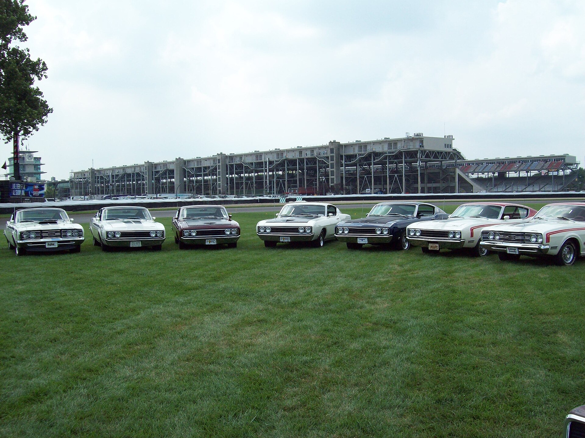 Ford Talladegas and Mercury Cyclone Spoiler IIs together