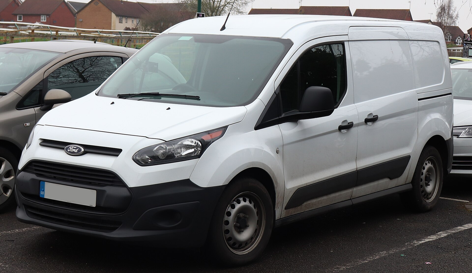 Ford Transit Connect second generation van, front three-quarter view