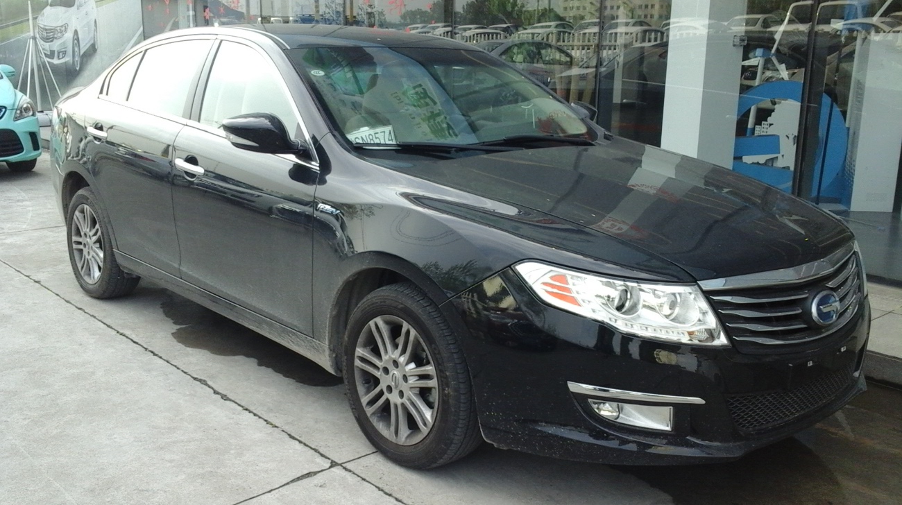 Trumpchi GA5 four-door saloon, front view