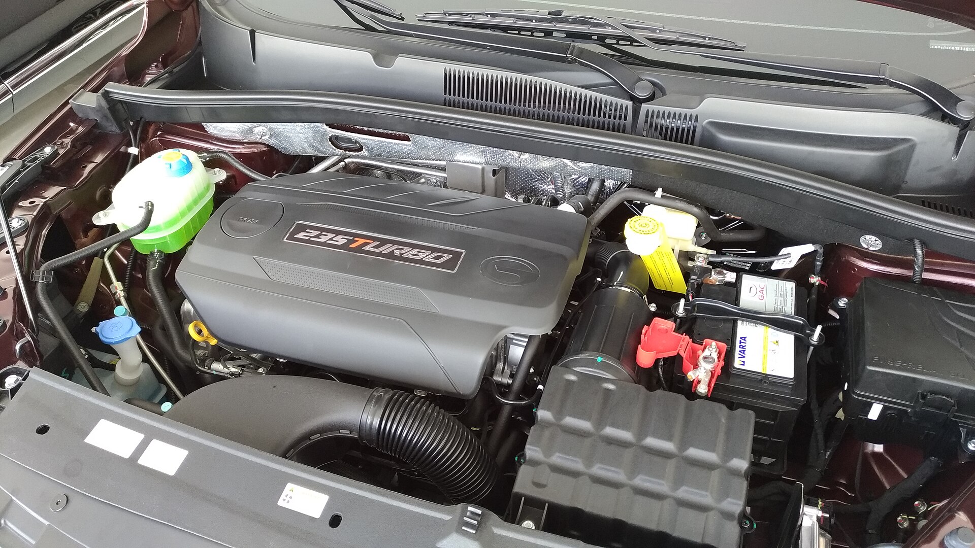 Turbocharged petrol engine of a GAC GS4